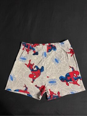 Marvel Boys Red and Blue Spider-Man Pajama Shorts